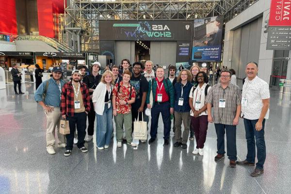 MPRT students and faculty attend AES conference